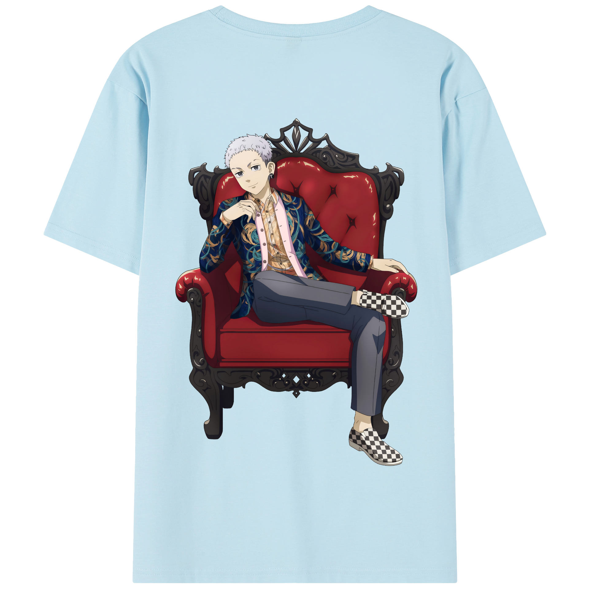 （画像用） 東京リベンジャーズ Tokyo Revengers 綿100％半袖Tシャツ（背面プリント）